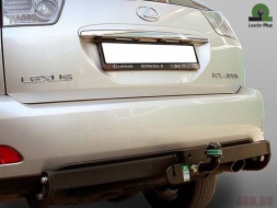 ТСУ для Lexus RX 300/330/350/400 2003-2010, Toyota Highlander 2003-2010 без выреза бампера. Шар фланцевого типа. Нагрузки 2000/100 кг, масса фаркопа 17 кг